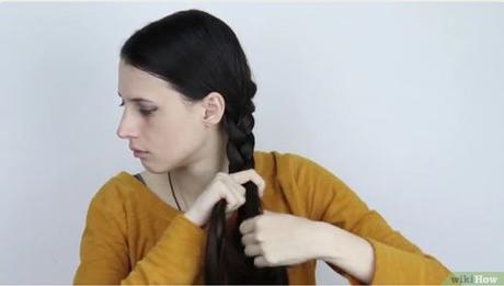 Trenza francesa lateral  paso a paso