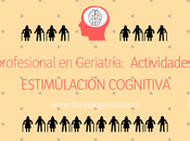 profesional Geriatría: actividades Estimulación Cognitiva