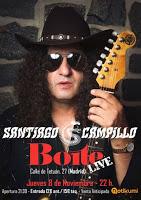 Concierto de Santiago Campillo en Sala Boite