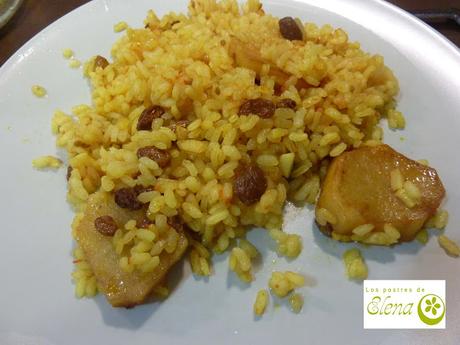 Arroz con papas y pasas. Receta muy fácil Arroz con papas y pasas. Receta muy fácil