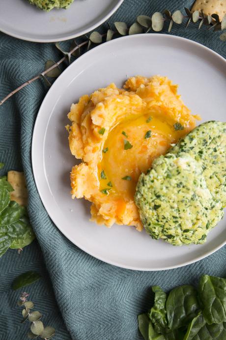 Hamburguesas de pollo y espinacas