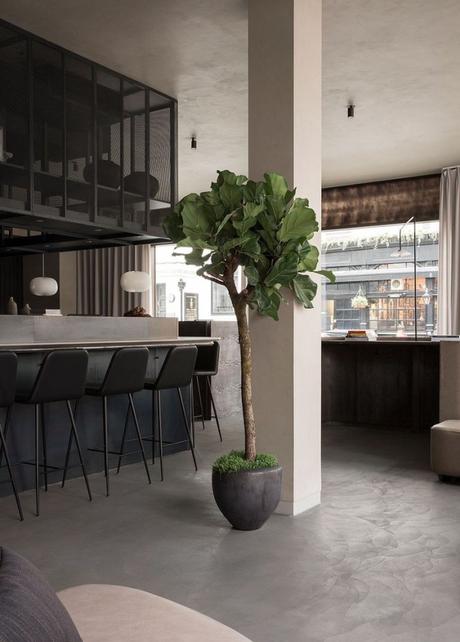 Un restaurante de sushi minimalista de exquisito diseño escandinavo