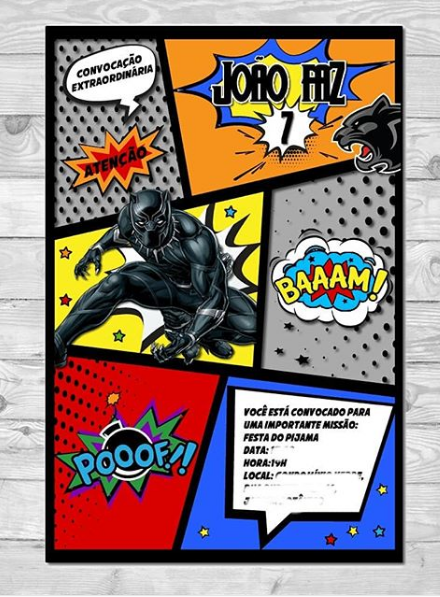 Fiesta temática Pantera negra