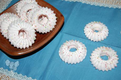 Merengues de algodón de azúcar Merengues de algodón de azúcar