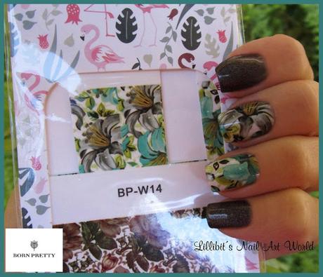 Water decals florales BP-W14