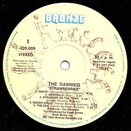 The Damned -Strawberries Lp 1982 The Damned -Strawberries Lp 1982