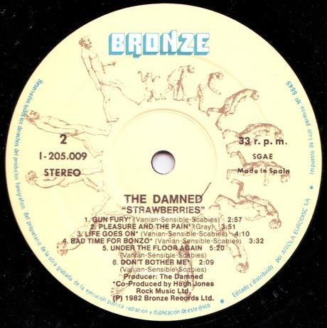 The Damned -Strawberries Lp 1982 The Damned -Strawberries Lp 1982