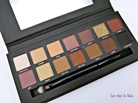 Romanced Eye Colour Palette W7 eyeshodow makeup maquillaje beauty sombras de ojos