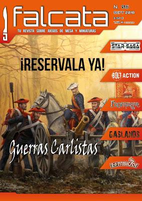 Falcata nº 6, el 15 de noviembre sale a la venta