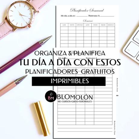 Organiza & Planifica Tu Día A Día Con Estos Planificadores Gratuitos