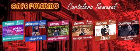 Stand Up Comedy y una obra de teatro son de la Cartelera de Primavera de Café Palermo