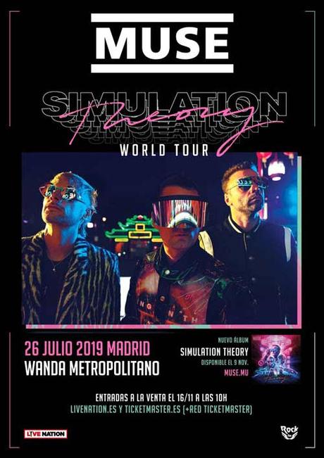 Muse traerá a Madrid su ‘Simulation Theory World Tour’ Simulation Theory World Tour 2019