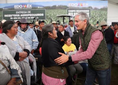 ENTREGA GOBERNADOR ALFREDO DEL MAZO INCENTIVOS AGROPECUARIOS POR MÁS DE 45 MILLONES DE PESOS