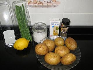 PATATAS ASADAS CON CREMA AGRIA