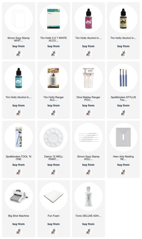 Alcohol inks background