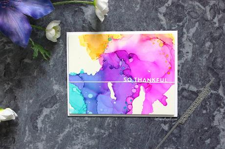 Alcohol inks background