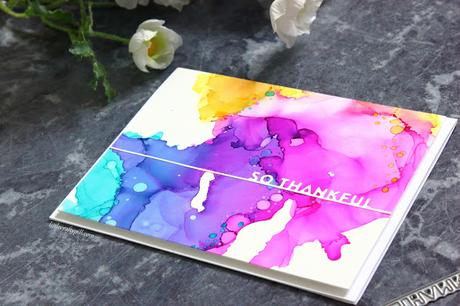 Alcohol inks background