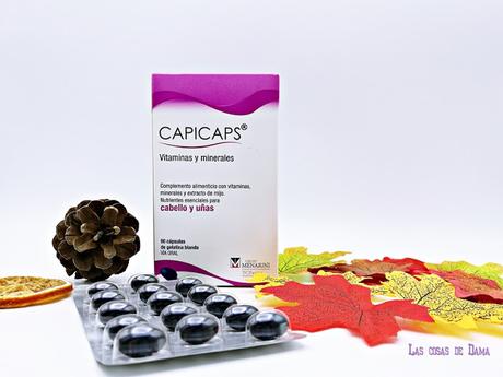 Capicaps vitaminas minerales cabello uñas otoño salud farmacia menarini