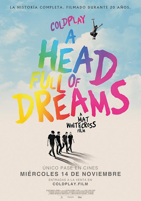 Sorteo de entradas para ver 'A head full of dreams' de Coldplay en salas de Cinesa Sorteo de entradas para ver 'A head full of dreams' de Coldplay en salas de Cinesa