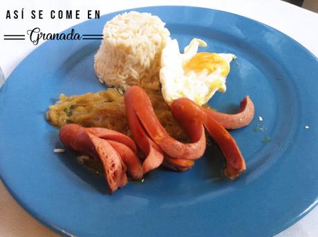 Arroz a la cubana y Sorolla Arroz a la cubana y Sorolla