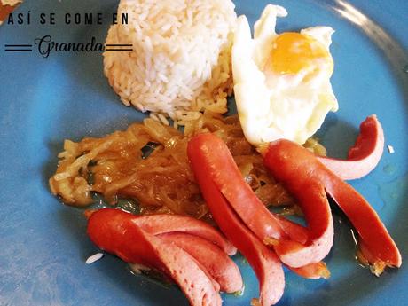 Arroz a la cubana y Sorolla Arroz a la cubana y Sorolla