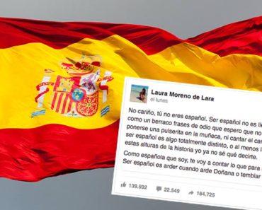 No Cariño Tú Eres Español El Emocionante Texto Que Ha Triunfado En Face