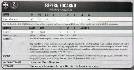 Perfiles, costes y reglas para W40K de las miniaturas de Blackstone Fortress