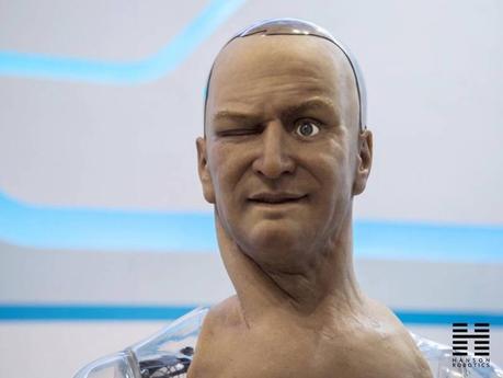 robot con piel: Han, de Hanson Robotics
