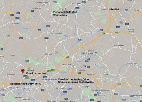 Valonia. La región del centro: los ascensores de barcos y la colegiata de Nivelles