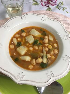 Garbanzos Guisados Con Sepia