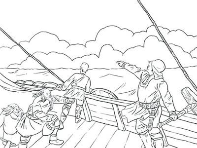 Story of the Vikings coloring book, de A.G Smith (1988)