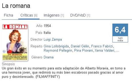 LA ROMANA (Gina Lollobrigida-1954) V.O.S.E.-CASTELLANO LA ROMANA (Gina Lollobrigida-1954) V.O.S.E.-CASTELLANO