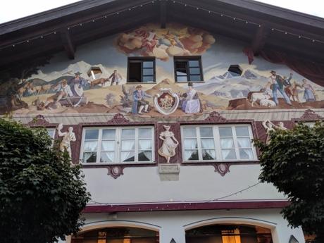 Las fachadas de Garmisch-Partenkirchen