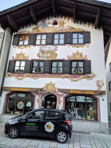 Las fachadas de Garmisch-Partenkirchen