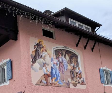 Las fachadas de Garmisch-Partenkirchen