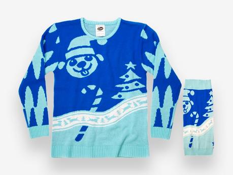 Esta marca de comida para mascotas ha creado jerséis navideños a juego para perros y sus dueños