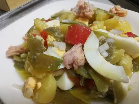 ENSALADA DE PATATAS Y JUDÍAS VERDES