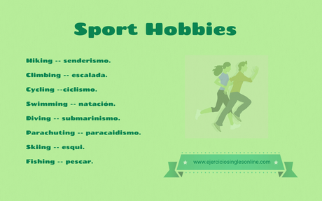 Vocabulario Sobre Aficiones Deportivas En Inglés