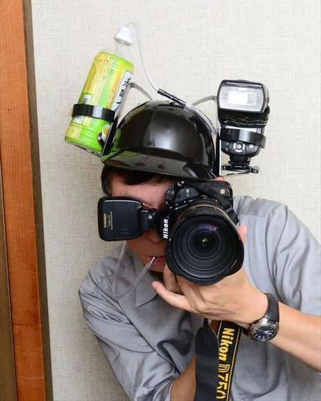 Transforman casco de cerveza en un equipo útil para la iluminación fotográfica