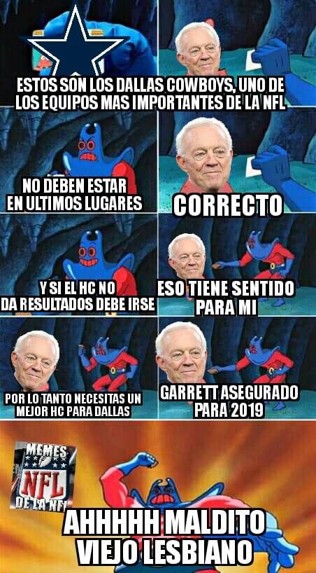 Los mejores memes NFL de la semana 10 – Temporada 2018