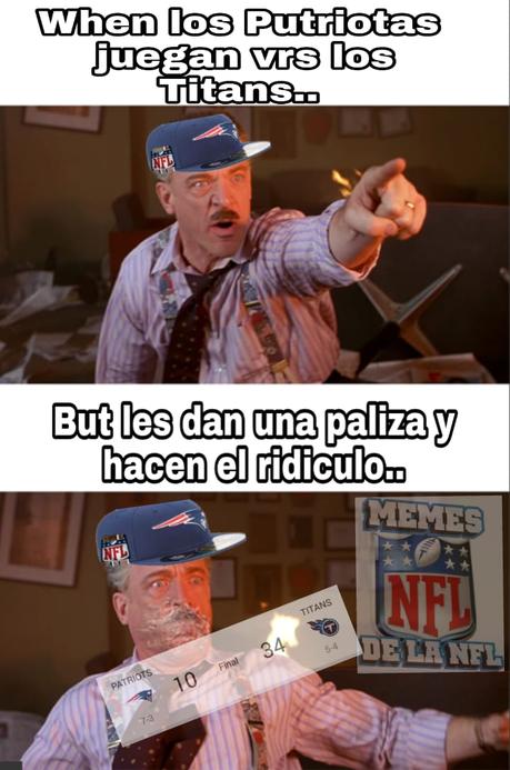 Los mejores memes NFL de la semana 10 – Temporada 2018