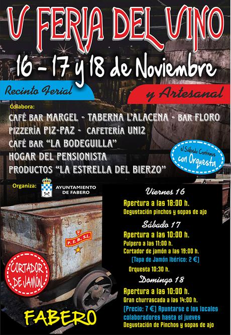 Pinchos, churrasco y pulpo para celebrar la V Feria del Vino y Mercado Artesano en Fabero Pinchos, churrasco y pulpo para celebrar la V Feria del Vino y Mercado Artesano en Fabero