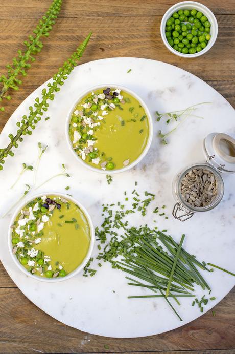 Crema de guisantes