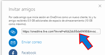 enlaces para compartir onedrive