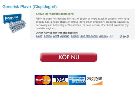 Generiska läkemedel utan recept – Generisk Plavix 75 mg På Nätet