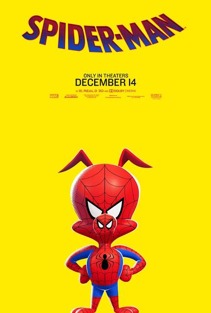 ‘Into The Spider-Verse’ estrena posters centrados en sus protagonistas