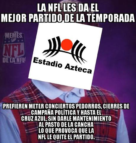 Los mejores memes NFL de la cancelación del juego en México