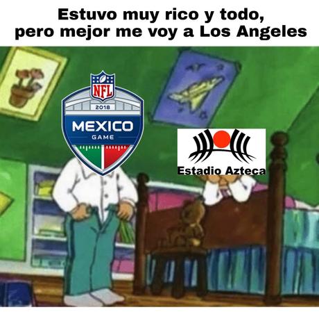 Los mejores memes NFL de la cancelación del juego en México