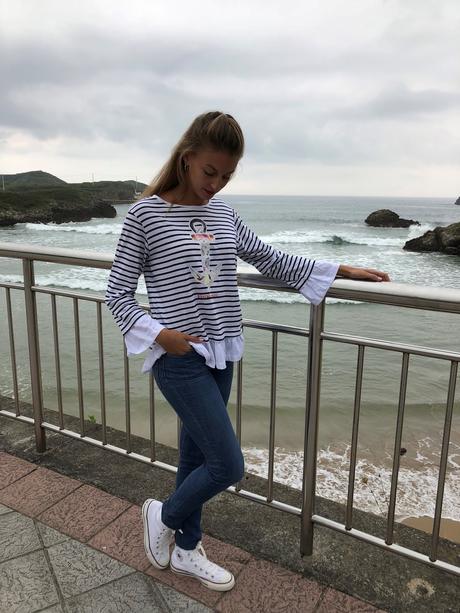 Autumn look Celorio beach Autumn look Celorio beach