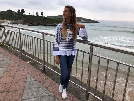 Autumn look Celorio beach Autumn look Celorio beach